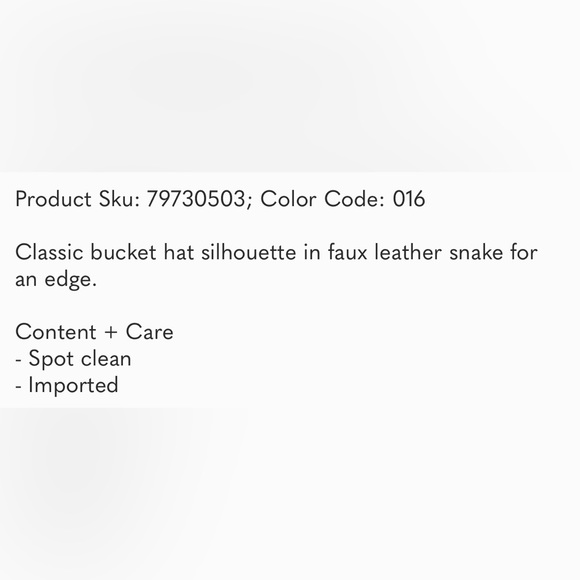 NWT Urban Outfitters Jade Snake Bucket Hat - Picture 3 of 3